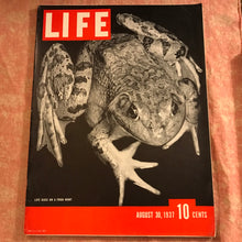 Load image into Gallery viewer, Life Magazine August 30 1937 Frog Hunt