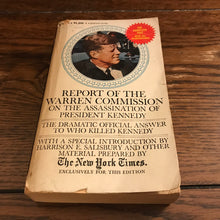 Load image into Gallery viewer, Report of the Warren Commission on the Assassination of President John F. Kennedy