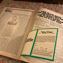 Load image into Gallery viewer, New York Magazine Oct 2 1972