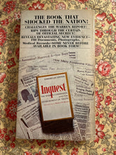 Load image into Gallery viewer, Inquest: The Warren Commission and the Establishment of Truth