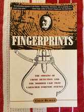 Load image into Gallery viewer, Fingerprints: The Origins Of Crime Detection And The Murder Case That Launched Forensic Science