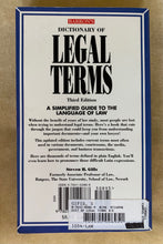 Load image into Gallery viewer, Barron’s Dictionary of Legal Terms (Third Edition): Definitions and Explanations for Non-Lawyers!