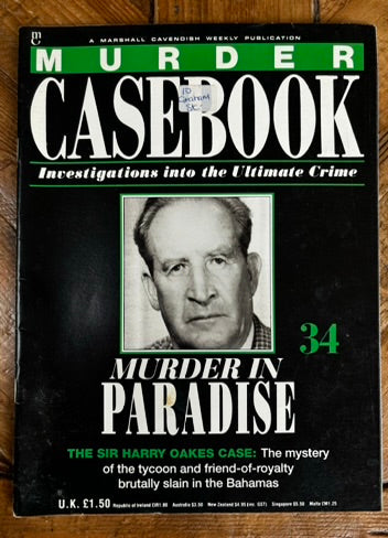 Murder Casebook 34 Murder In Paradise