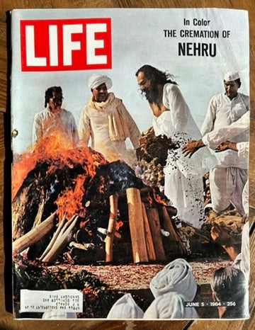 Life Magazine Jun 5 1964 The Cremation Of Nehru