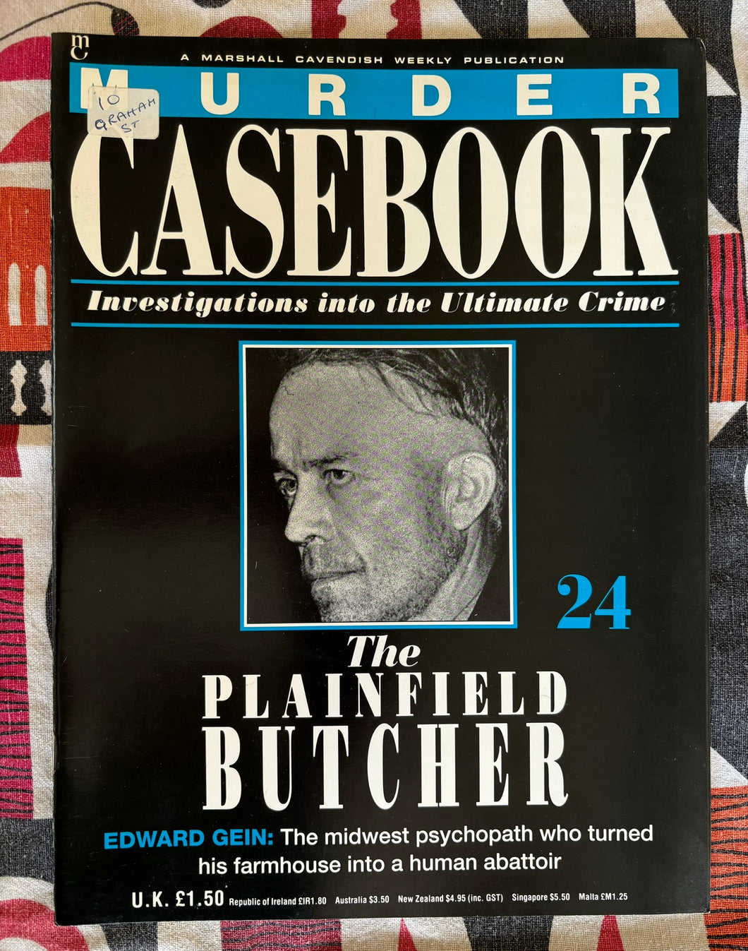Murder Casebook 24 The Plainfield Butcher
