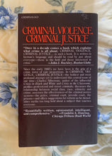 Load image into Gallery viewer, Criminal Violence, Criminal Justice
