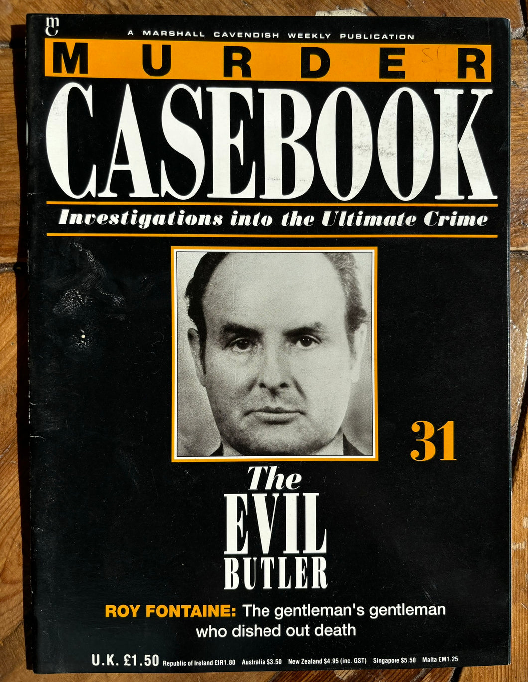Murder Casebook 31 The Evil Butler