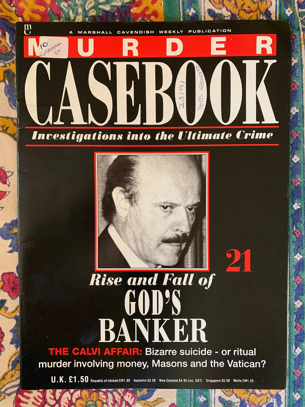 Murder Casebook 21 Rise and Fall of God's Banker