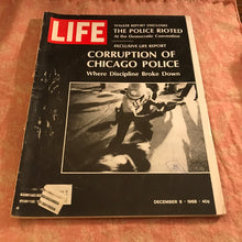 Load image into Gallery viewer, Life Magazine December 6 1968 Corruption Of Chicago Police
