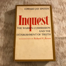 Load image into Gallery viewer, Inquest: The Warren Commission and the Establishment of Truth
