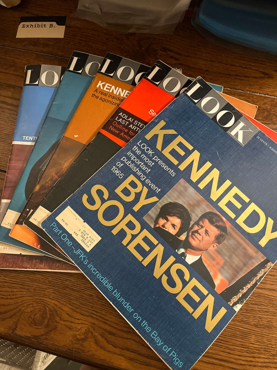 Look Magazine 1965 Lot of 5 Sorenson's JFK