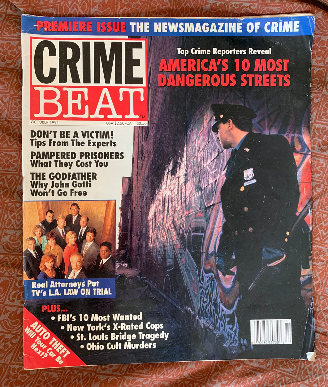 Crime Beat October 1991 (Premiere Issue)